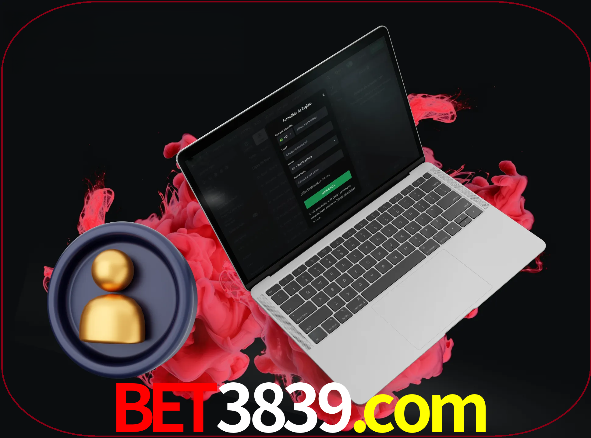 No cabeçalho do site bet3839, clique no botão que o levará a um formulário especial onde terá de introduzir as suas informações actuais.