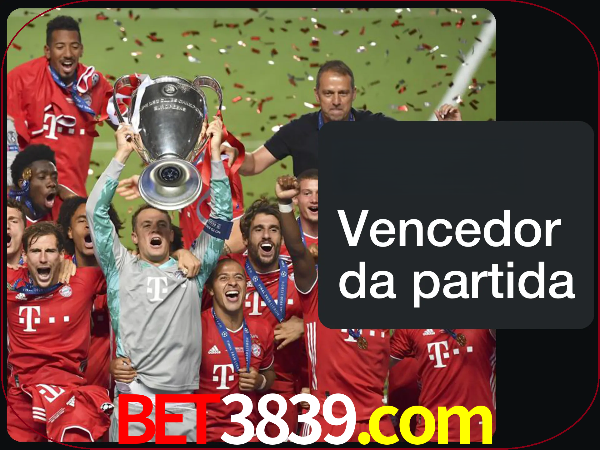 Aposte no vencedor e ganhe uma grande quantia de dinheiro.